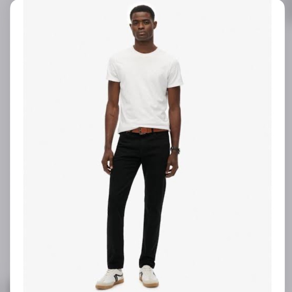 Superdry skinny jeans - venom washed black